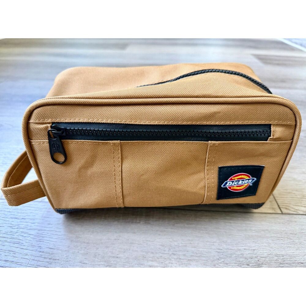 Dickies Toiletry Luggage Back 3 Zipper Pockets Travel Storage